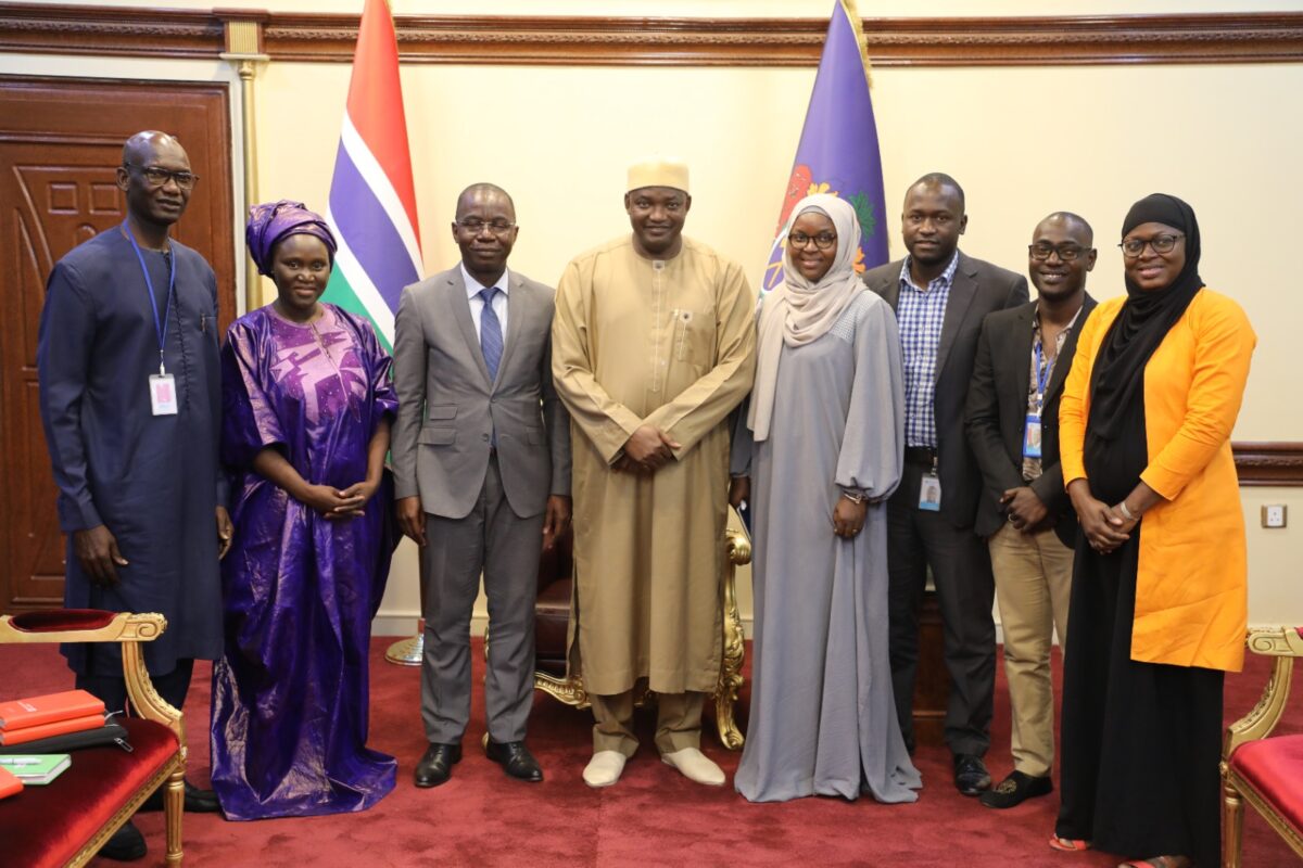 SOS Children’s Villages in The Gambia paid a courtesy to the President of the Republic of The Gambia