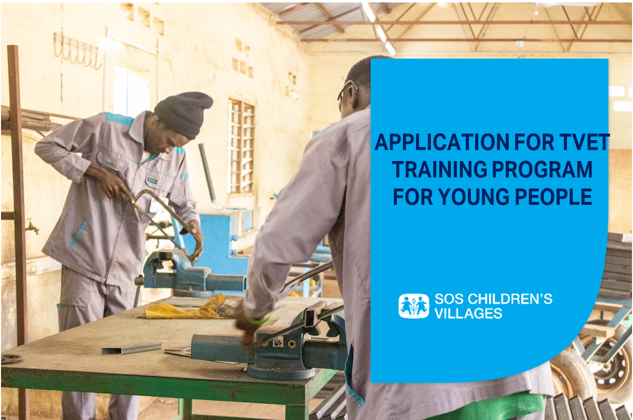 APPLICATION FOR TVET TRAINING PROGRAM FOR YOUNG PEOPLE